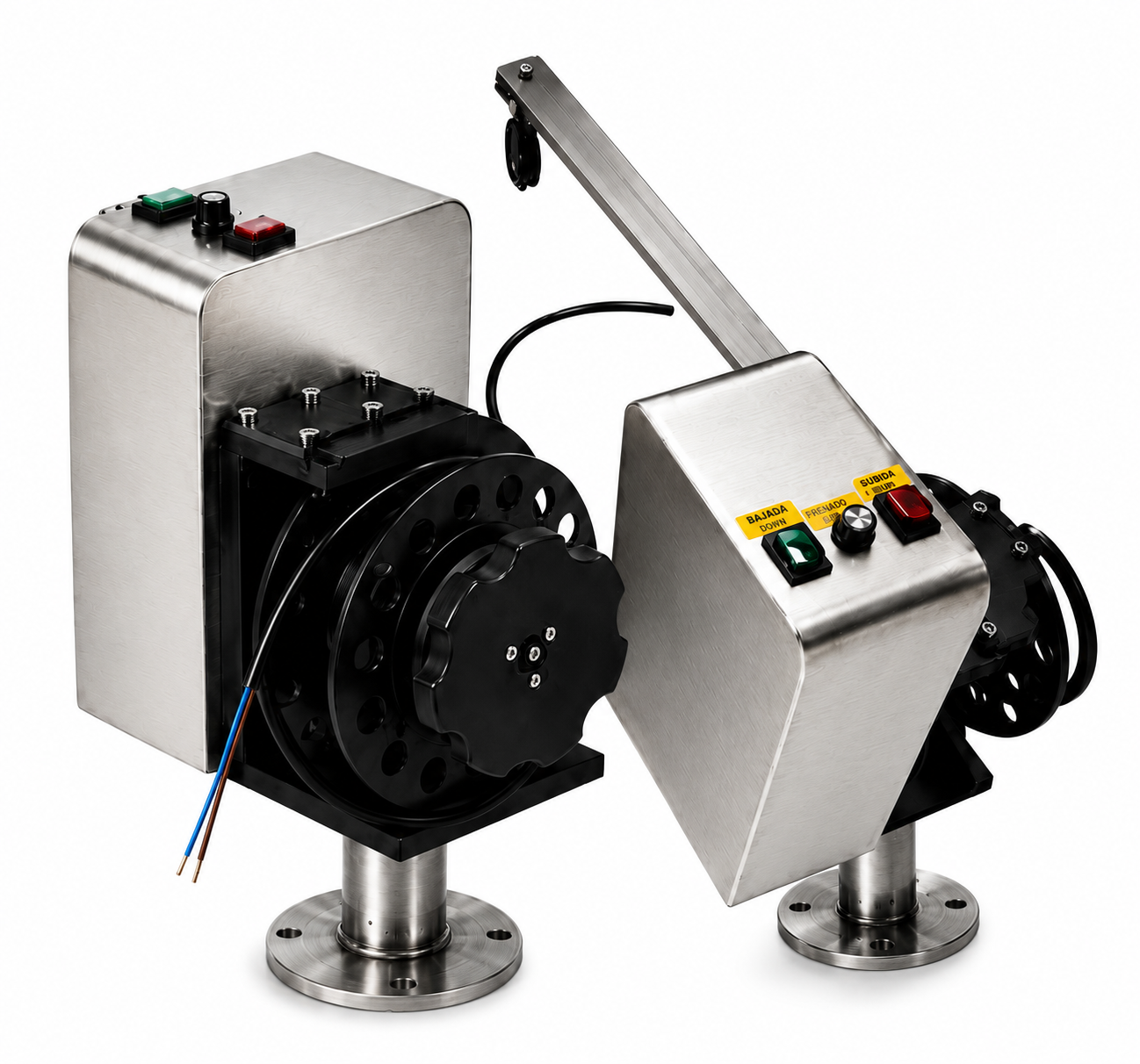 Carrete Eléctrico de Cable Largo 12-24V para Pesca