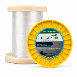 Hilo Nylon Transparente 0.90 mm, 1000 Metros y 88 LB